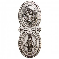 Saint Christophe - Miraculous Virgin - magnetic fridge