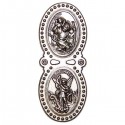 St Christopher and St Mikael - fridge magnet