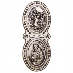 Saint Christophe et Saint Padre Pio- magnétique frigo 