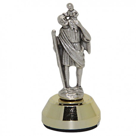 Statue de Saint Christophe magnétique - Autocollant 