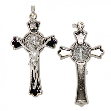 Croix de Saint Benoit dorée - fluorescente  