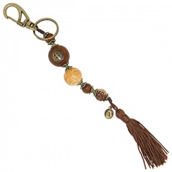 Sleutelhangers St. Benedict hout