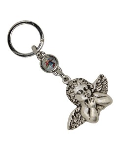 Keychains Angel of Michelangelo and St. Christopher