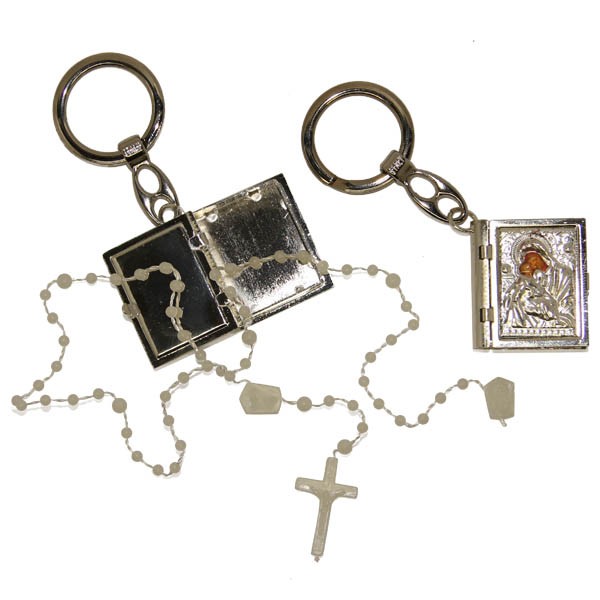 Achetez Porte-clés Ange avec images Saint Christophe et Vierge