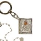 Porte-clés Vierge Icone petite Boite avec Chapelet 