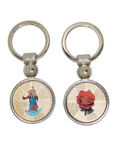 Keychains St. Christopher - pink