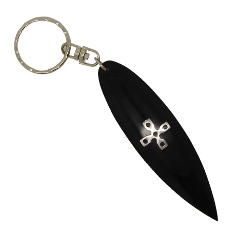 Porte-clés Petit Jésus de Prague - rectangulaire 