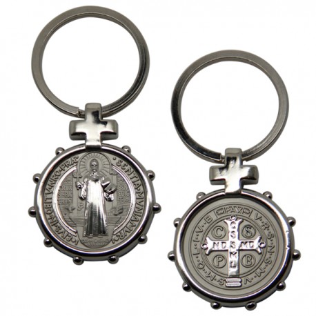 Porte-clés Petit Jésus de Prague - rectangulaire 