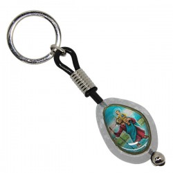 Sleutelhanger van Saint Christophe - White Resin