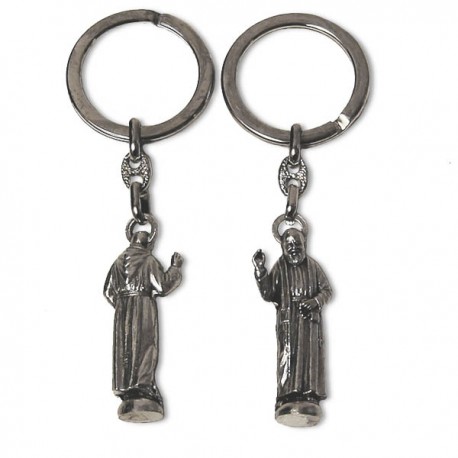 Porte-clés Saint Padre Pio - Statuette 