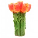 Bougie Bouquet de Tulipes - Couleur Orange
