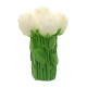 Bougie Bouquet de Roses - Couleur Blanc