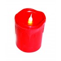 Bougies pour batteries - couleur rouge