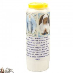 Bougies Neuvaines aux Vierges de Banneux et Miraculeuse