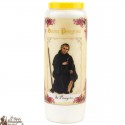 Candele della novena dedicate a San Pellegrino