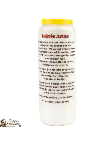 Bougies Neuvaines de Saint Michel prière Français - Modèle 1 