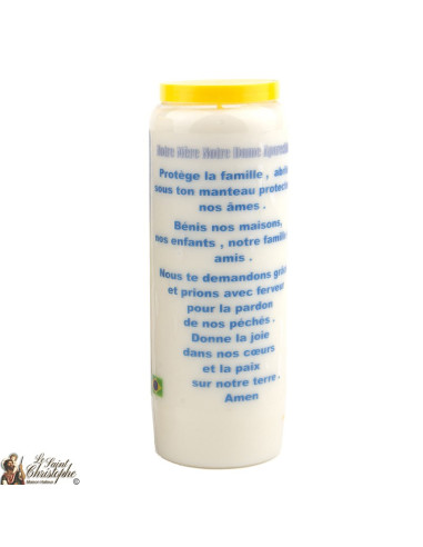 Bougie Neuvaine de Saint Michel prière Français - Modèle 1 