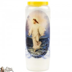 Candles Novenas Jesus Walked on the Waters - French Prayer