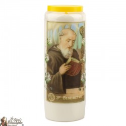 Candles Novena to Saint Benedict model 1 - prayer French