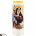 Novena candles to Saint Clare