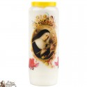 Candles Novenas to Saint rita model 1 - French Prayer