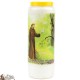 Bougies Neuvaines - Blanches à Saint François d'Assise - (Français)