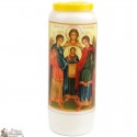 Candles Novenas to Holy Trinity - French Prayer