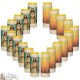 Noveen Kaarsen - Wit - "Heilig Hart van Jezus - 3" (Meertalig)