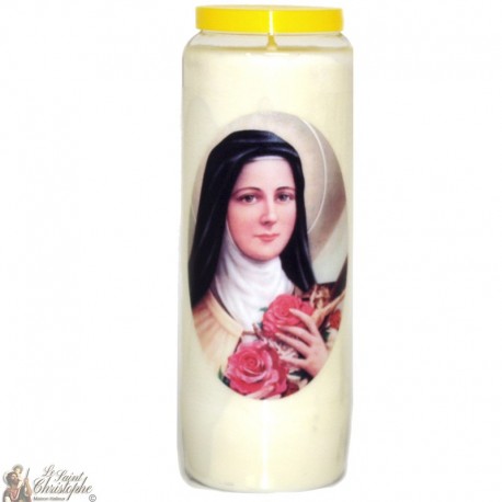 Candles Novena - White- "Saint Theresa" (French)