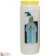 Candles Novena - White - "Our Lady of Banneux - blue" (Multilingual)
