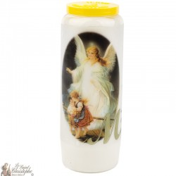  Candele Novene a  l' angelo custode - Preghiera Francese 