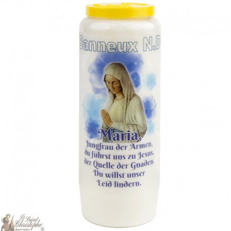 Candles Novenas to Our Lady of Banneux model 2	 - French Prayer