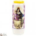 Candles Novenas to Virgin of Mount Carmel model 2	 - French Prayer
