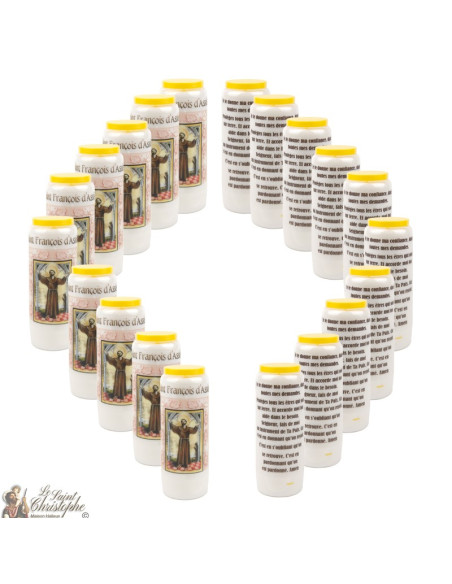 Candles Novena - White - "Archangel Saint Michael" (French)