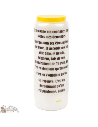 Bougies Neuvaines à  - prière  
