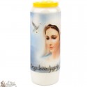 Candles Novenas to the Virgin of Medjugorje model 1	 - French Prayer