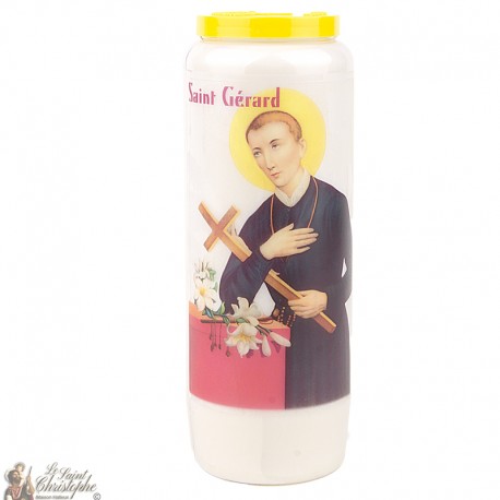 Candles Novena - White - "Saint Gerard"