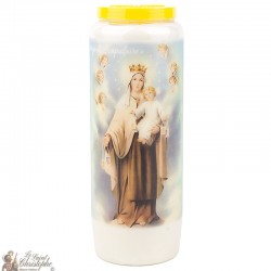  Candele Novene a Madonna dello Scapolare - Preghiera Francese 