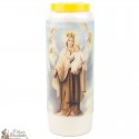 Candles Novenas to the Virgin of the Scapular- French  Prayer