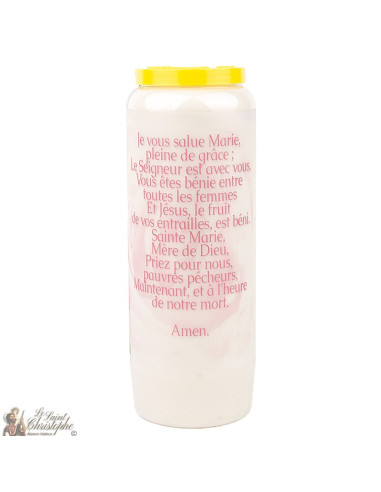 Noveen Kaarsen - Wit - "Maagd Maria" (Frans)