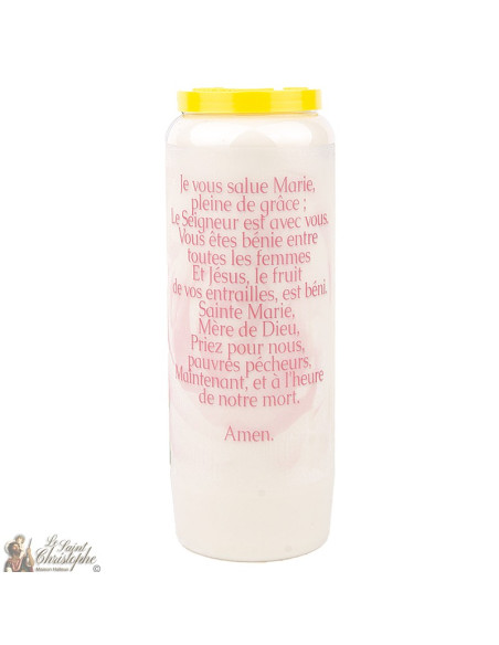 Bougies Neuvaines à la Vierge Marie - prière Français