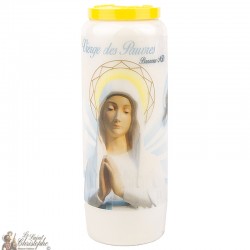 Candles Novena to Virgin of Banneux - french prayer