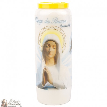 Bougies Neuvaines à la Vierge de Banneux - prière français