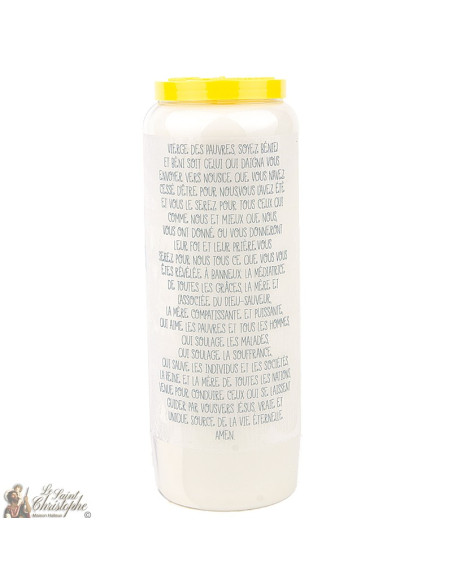 Candles Novena - White - "Virgin of Banneux" (French)