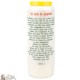 Candles Novena - White - "The Souls in Purgatory." (French)