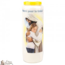 Kaarsen Novenas naar Dank U voor de Genade verkregen  - Gebed Frans