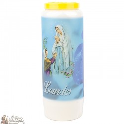 Candles Novenas to Our Lady of Lourdes model 3 - French Prayer