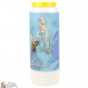 Bougies Neuvaines à Notre Dame de Lourdes - Modèle 3
