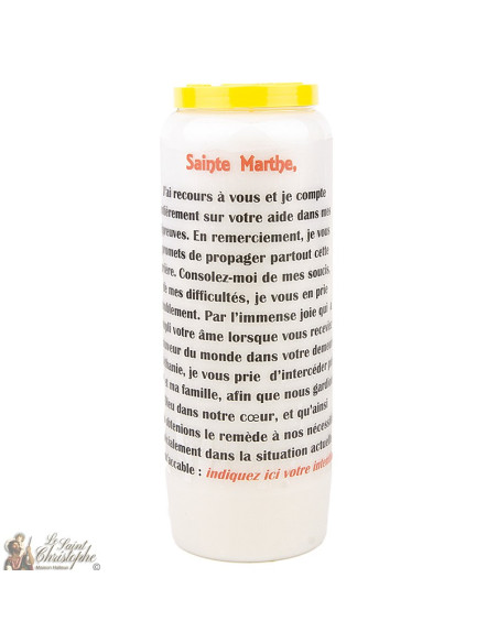Candles Novena - White - "Archangel Saint Michael" (French)