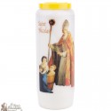 Candles Novena  to Saint Nicolas model 2 - French prayer